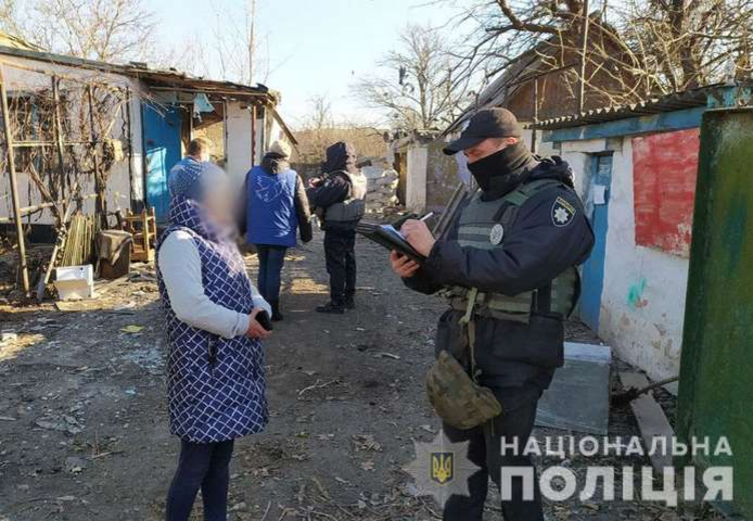 Российские террористы ночью обстреляли украинскую деревню (фото)