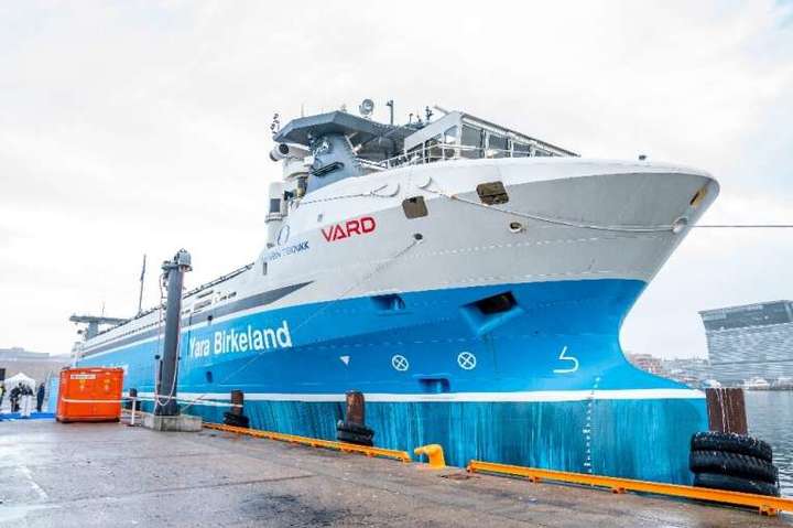У Норвегії представили перше в світі «безпілотне» вантажне судно