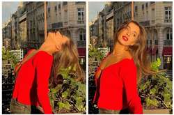 Мисс Украина Вселенная. Анна Неплях без нижнего белья засветилась на парижском балконе (фото)