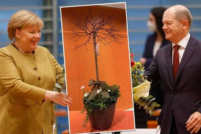 Меркель отримала від нового канцлера Німеччини незвичний подарунок (фото)