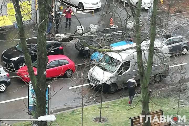 Крижаний дощ у Києві. В місті падають дерева, не витримуючи обледеніння (фото) 