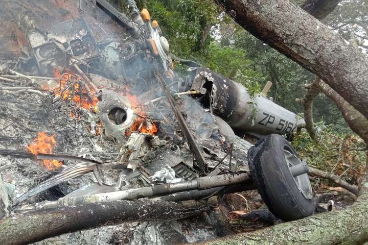 Глава генштабу Індії розбився в авіакатастрофі (відео)