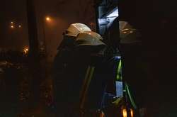 На місці пожежі працювали 13 рятувальників