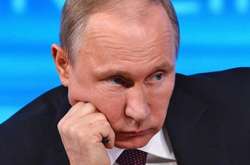 Карикатура висміює загарбницьку агресивну політику російського президента