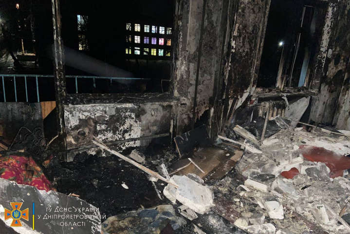 Взрыв газа уничтожил две квартиры в Каменском (фото, видео) 