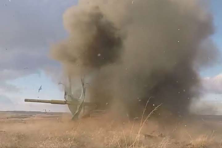 Збройні сили показали, як Javelin знищив на Донбасі танк (відео)