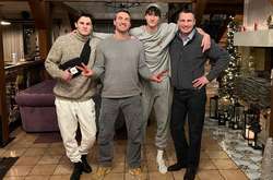 В сети обсуждают фото Кличко с сыновьями: какой рост у того, что в шапочке?