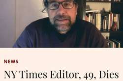 Журналисту было всего 49 лет