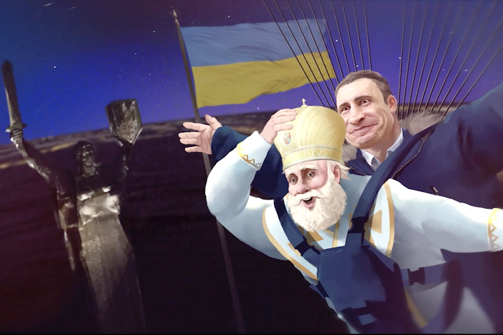 Кличко новорічним мультиком привітав українців зі святами (відео)
