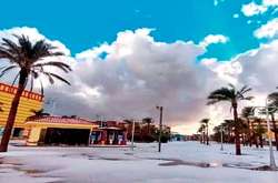 У єгипетській Хургаді випав сніг з градом