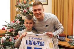 Віктор Циганков подарував дитині незабутні враження під Новий рік