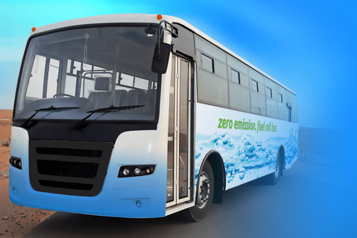 В Індії розроблено новий автобус на водневих паливних елементах