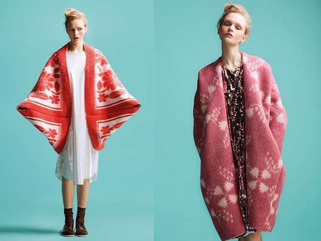 Винтажные одеяла в новом амплуа стоят в среднем&nbsp;&euro;2 тысячи - Эстонский дизайнер делает удивительные пальто из советских одеял (фото) 