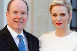 Князь Монако с женой