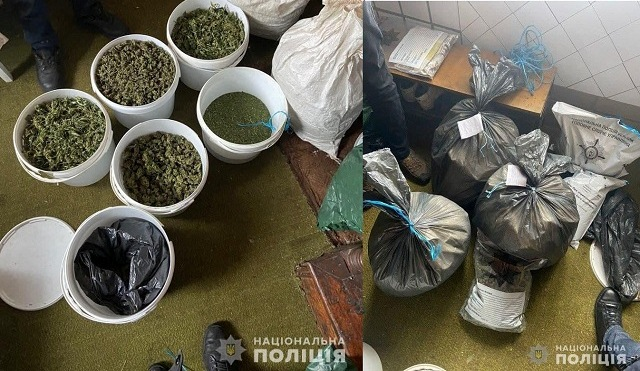 На Черкащині затримали чоловіка, який зберігав удома понад 60 кг наркотиків 