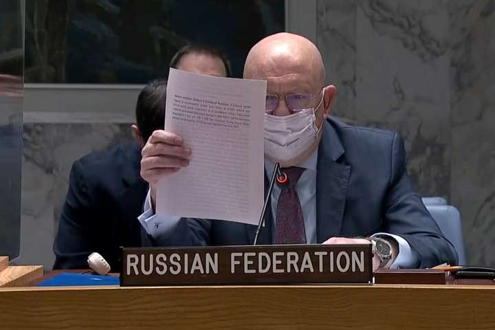 Радбез ООН: постпред Росії процитував Зеленського і втік із засідання