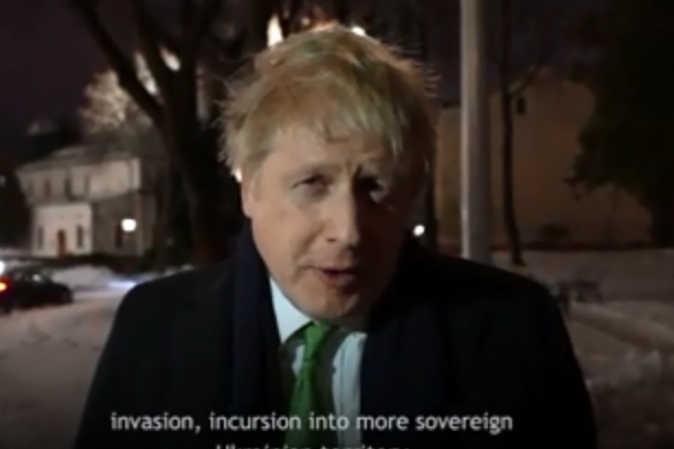 Глава уряду Великої Британії записав відео на підтримку України
