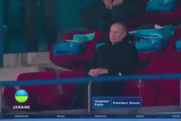 Путін «знепритомнів», коли побачив українську збірну на відкритті Олімпіади