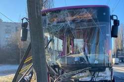 У тролейбусі на момент аварії перебувало 12 пасажирів