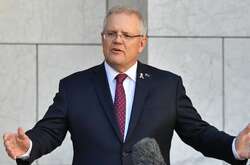 Прем'єр-міністр Австралії  Скотт Моррісон оголошує низку економічних санкцій щодо Росії 
