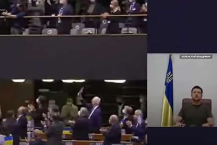 Європарламент аплодував Зеленському стоячи: повний текст виступу президента