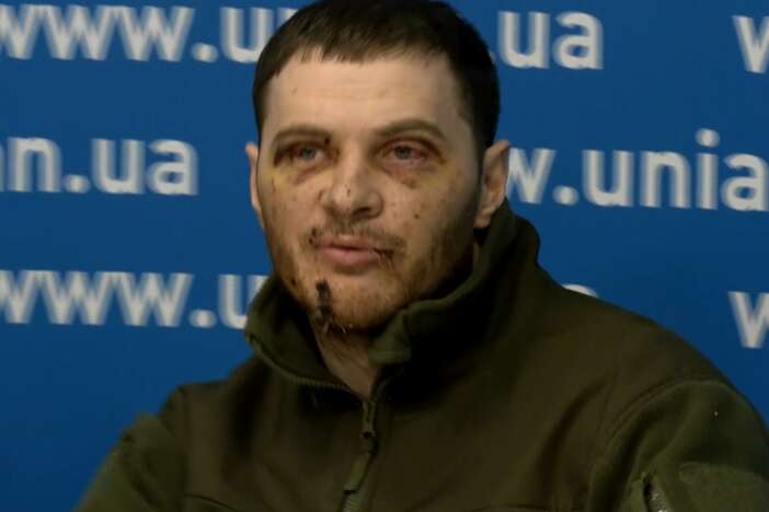Российские пленные офицеры дали пресс-конференцию в Киеве (видео)