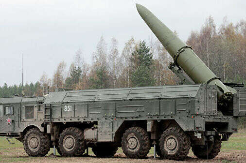 В Беларуси заметили перевозку ракет в «Искандере» (фото, видео)