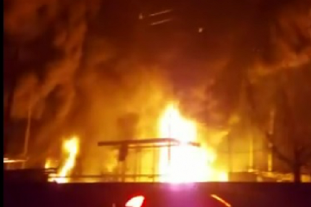 На Житомирщині окупанти підірвали нафтобази (відео)