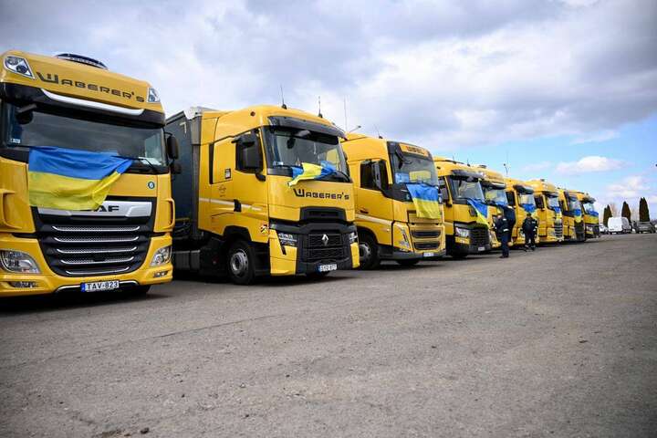 Угорщина надіслала Україні 10 вантажівок гуманітарної допомоги – голова Закарпатської ОВДА