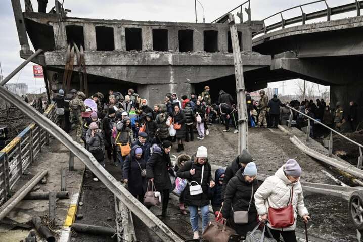 Мер Ірпеня озвучив графік евакуації на 9 березня