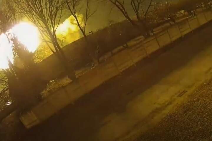 Луцьк у вогні після авіаударів, не працюють котельні (відео)