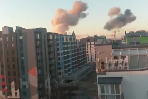 В Івано-Франківську пролунали вибухи в аеропорту (відео)
