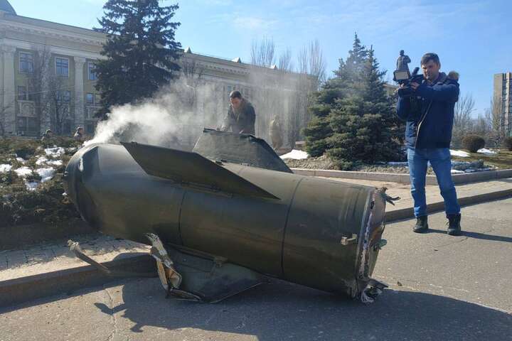 Окупанти випустили ракету «Точка-У» по Донецьку звинувативши в цьому Україну