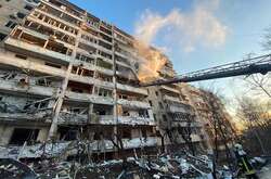 Рашисти розбомбили будинок у Подільському районі Києва