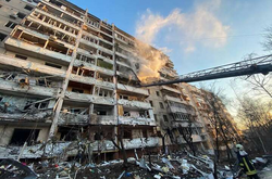 Ужасные последствия ночных обстрелов Киева (фото, видео)