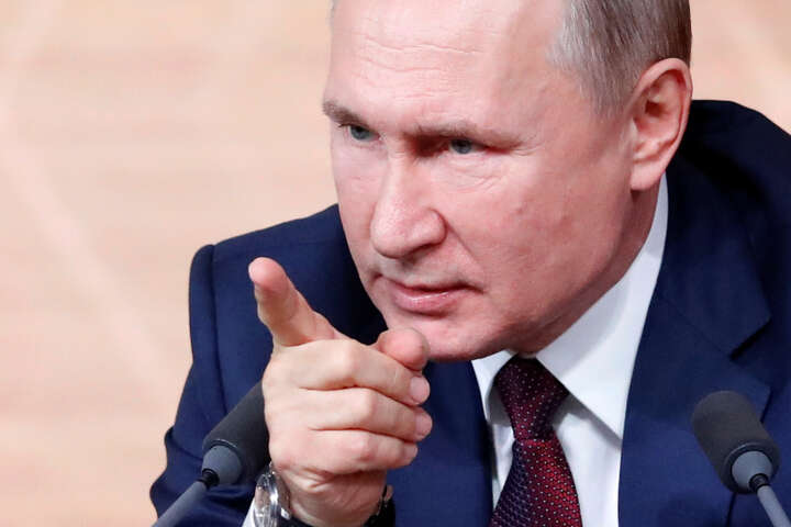 Російський диктатор Путін сьогодні виступить із зверненням