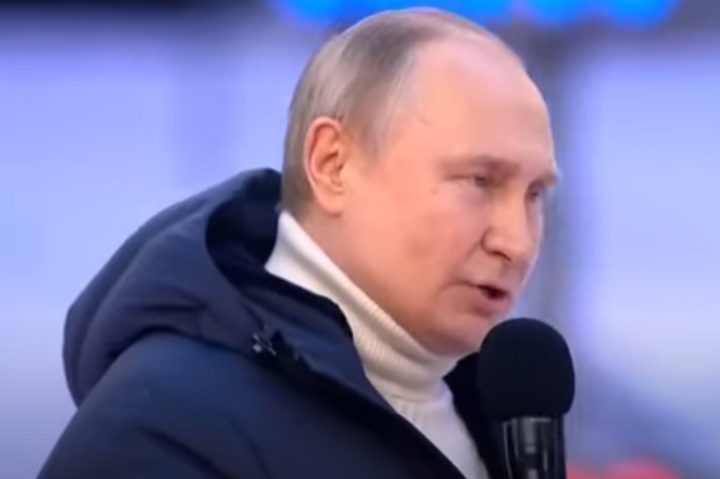 Кремль пояснив, чому промову Путіна обірвали на півслові