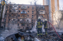  18 березня житловий квартал у Подільському районі Києва був обстріляний російськими окупантами 