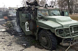  Знищена російська техніка у Харкові 28 лютого 2022 року 