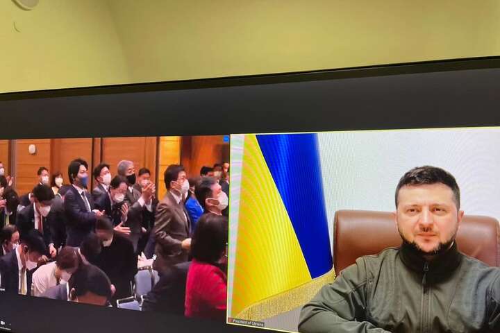 Президент України вперше виступив у парламенті Японії: текст звернення