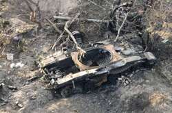 Російські військові згорають разом із технікою