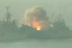  Украинские ВСУ уничтожили корабль «Орск» черноморского флота оккупантов 