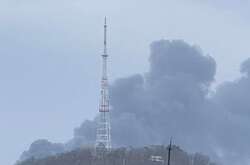 Обстріл Львова ракетами: горить один із промислових об'єктів з паливом