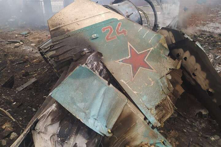 На Харківщині українські захисники збили ворожий винищувач Су-34