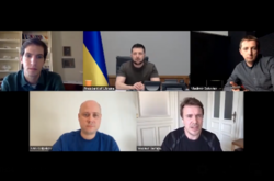 Президент України Володимир Зеленський поговорив з чотирма російськими журналістам