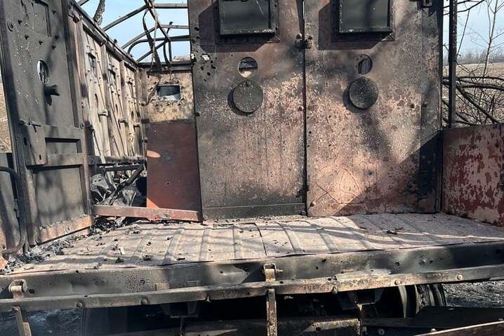 Военные поджарили наблюдательный пункт росгвардии из Дагестана (фото)