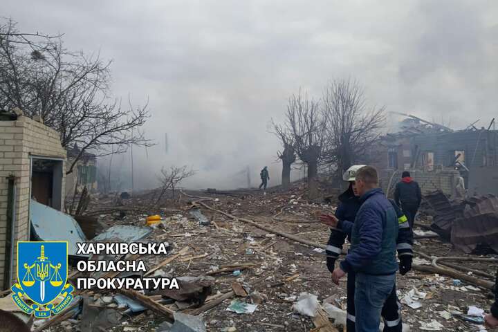 Ракетний удар по Люботину на Харківщині: є загиблі та поранені (фото)