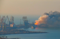  Российский корабль в Бердянске помогли уничтожить данные украинской разведки 