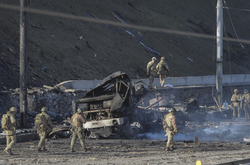  Последствия уличных боев на проспекте Победы 