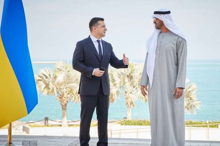 Зеленський обговорив зі спадковим принцом ОАЕ питання продовольчої безпеки